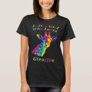 Search for rainbow womens tshirts Giraffe
