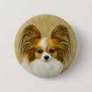 Search for butterfly dog buttons Papillon