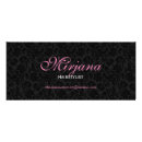 Recherche de rose et noir cartes publicitaires Blanc
