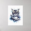 Search for cat canvas prints Watercolor