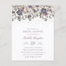 Search for gold confetti bridal shower invitations Botanical