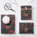 Search for red black green wrapping paper Floral