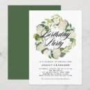 Search for hydrangea birthday invitations Watercolor