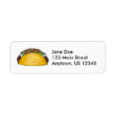Search for taco return address labels Foodie