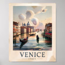 Search for venice vintage posters Famous iconic landmark