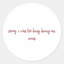 Search for aries stickers Zodiac