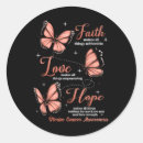 Search for hope love faith stickers Butterfly