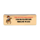 Search for western horse return address labels Wild west