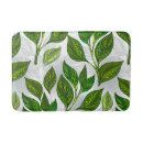 Search for green leaves bath mats Plant
