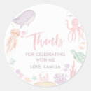 Search for kids party favor stickers Under the sea
