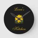 Search for sunflower kitchen clocks Nature