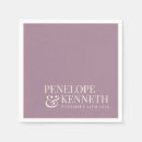 Search for purple wedding napkins Minimalist