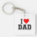 Search for i heart dad keychains Father