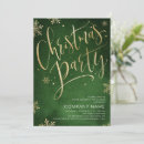 Search for green gold christmas invitations Calligraphy