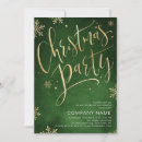 Search for green gold christmas invitations Calligraphy