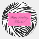 Search for hot pink zebra stickers Pattern