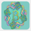 Search for decorative initial stickers Monogrammed