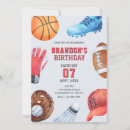 Search for badminton birthday invitations Player