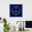 Recherche de symbole paix art Bleu