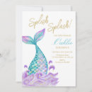 Recherche de mermaid tail invitations Rose