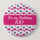 Search for 100 square buttons Birthday