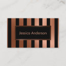 Search for copper and black business cards Sophisticated