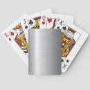 Search for steel playing cards Silver