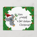 Recherche de koala noël cartes postales Aussie
