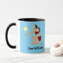 Search for beach volleyball mugs Player