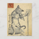 Search for vintage cat art postcards Carte postale