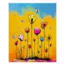 Search for cartoon style posters Flowers