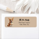 Recherche de corgi return address labels Amant de corgi