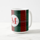 Recherche de rouge plaid tasses Vérification du buffle