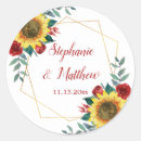 Search for red gold wedding stickers Fall