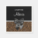 Search for leopard print napkins Elegant