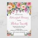 Search for floral rehearsal dinner invitations Boho