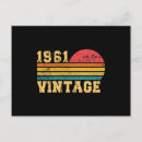 Recherche de 1961 anniversaire cartes Vintage