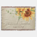 Search for sunflower blankets Rustic
