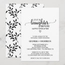 Search for love laughter happily ever after Rehearsal dinner