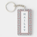 Search for traveling rectangular keychains For her