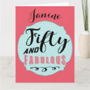 Search for 50 fabulous 50th birthday cards Elegant birthday party