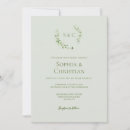 Search for wreath wedding invitations Simple