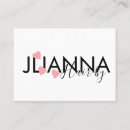 Recherche de heart business cards Professionnel
