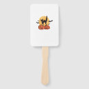 Search for halloween hand fans Cat