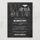 Search for chalkboard halloween invitations Retro