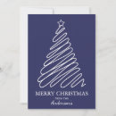Search for blue and white christmas cards Script