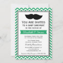 Search for moustache baby shower invitations Black