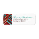 Search for red chevron return address labels Stripes