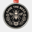 Search for honey bee ornaments Save the bees