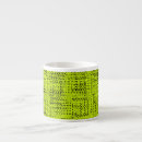 Recherche de ton chartreuse tasses Vert